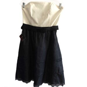 NWT White House Black Market strapless dress